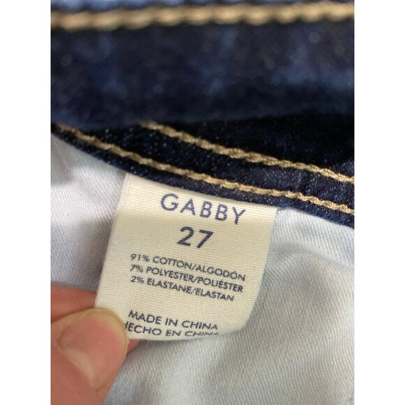 27 BKE Midrise Dark Wash Gabby Style Shorts - Picture 4 of 4